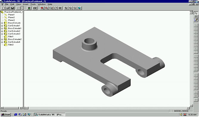 Модель SOLIDWORKS