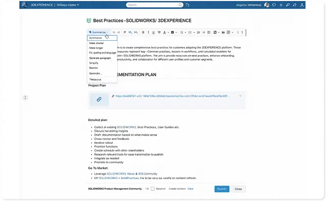 SOLIDWORKS модель